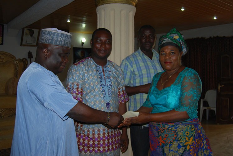 microfinancing check presentation