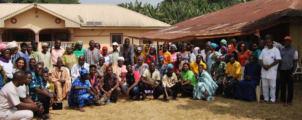 Ewu community members with GEN-AFRICA conference delegates