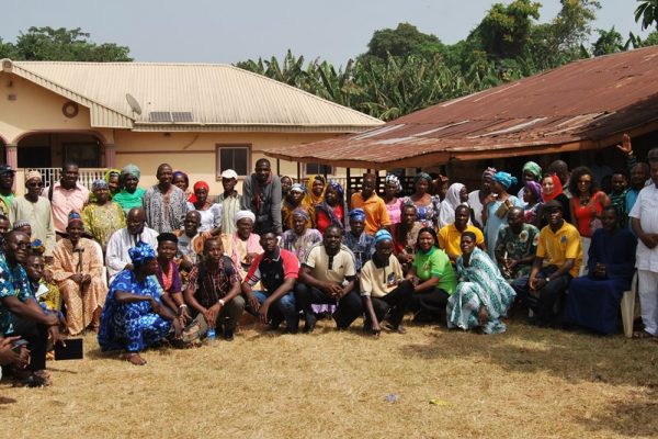 Ewu community members with GEN-AFRICA conference delegates