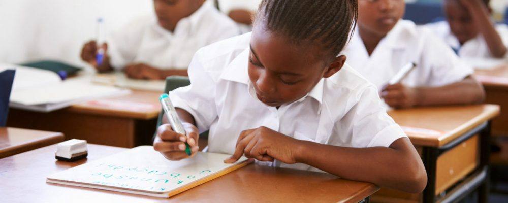 image of pupils in class