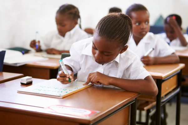 image of pupils in class