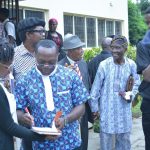 Fr. Adodo interacting with participants after the seminar